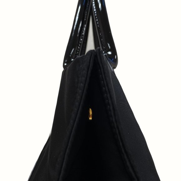 Tory Burch Ella Large Black Nylon Tote - Picture 4 of 11